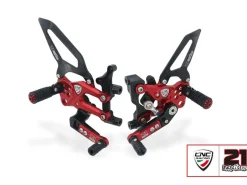 PEDANE REGOLABILI TROY BAYLISS EDITION CNC RACING DUCATI PANIGALE 1199 / 1299