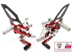 PEDANE REG. RPS SBK SERIE PRAMAC MOTOGP CNC RACING DUCATI 899 PANIGALE 2013-2015