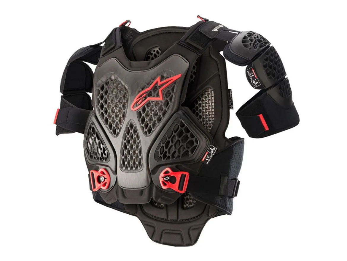 PETTORINA A-6 ALPINESTARS NERO / ANTRACITE / ROSSO