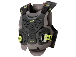 PETTORINA A-4 MAX ALPINESTARS NERO / GIALLO FLUO