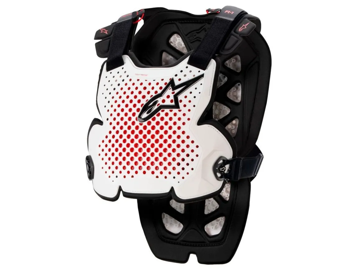 PETTORINA A-1 PRO ALPINESTARS BIANCO / NERO / ROSSO