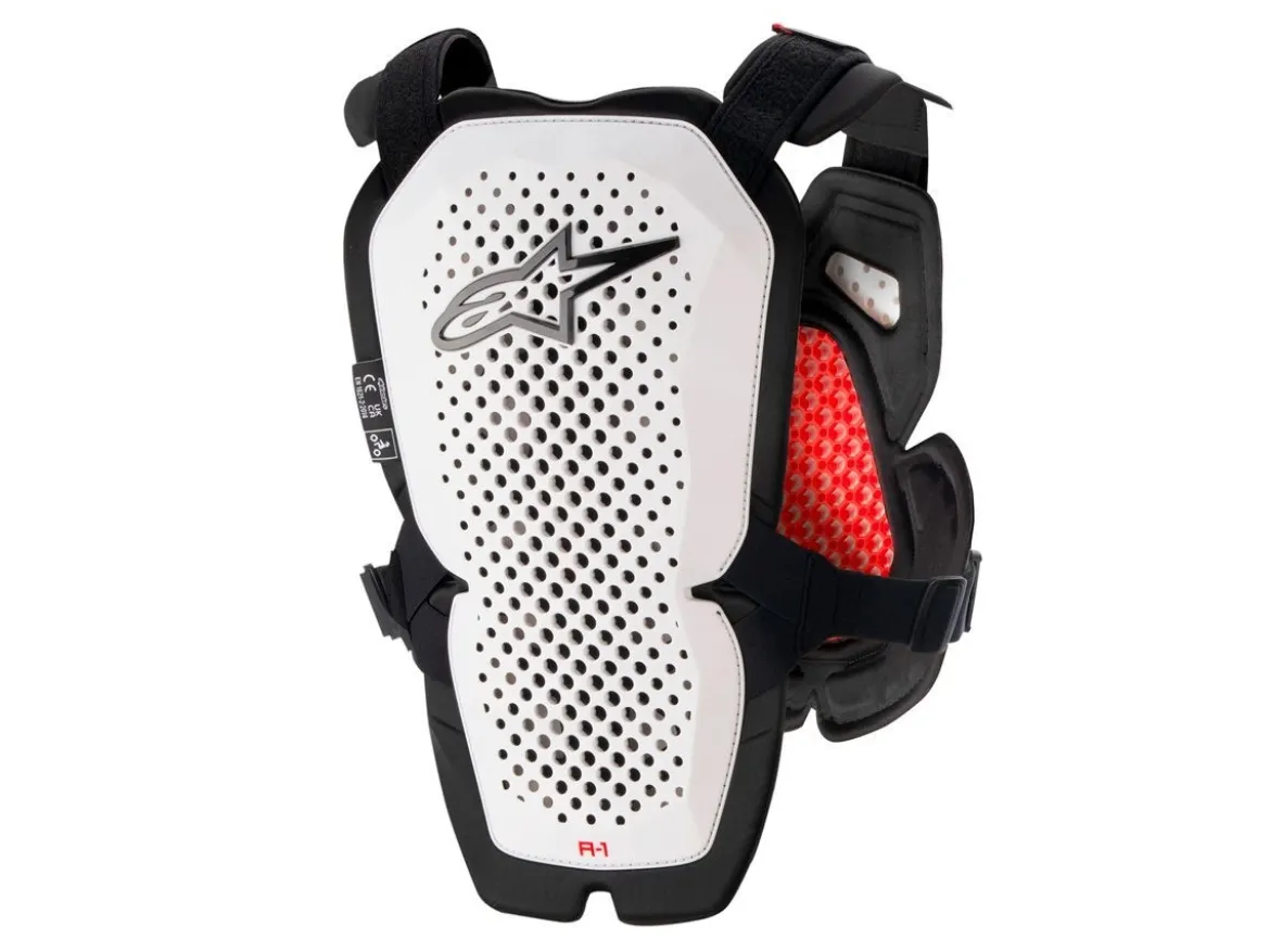 PETTORINA A-1 PRO ALPINESTARS BIANCO / NERO / ROSSO