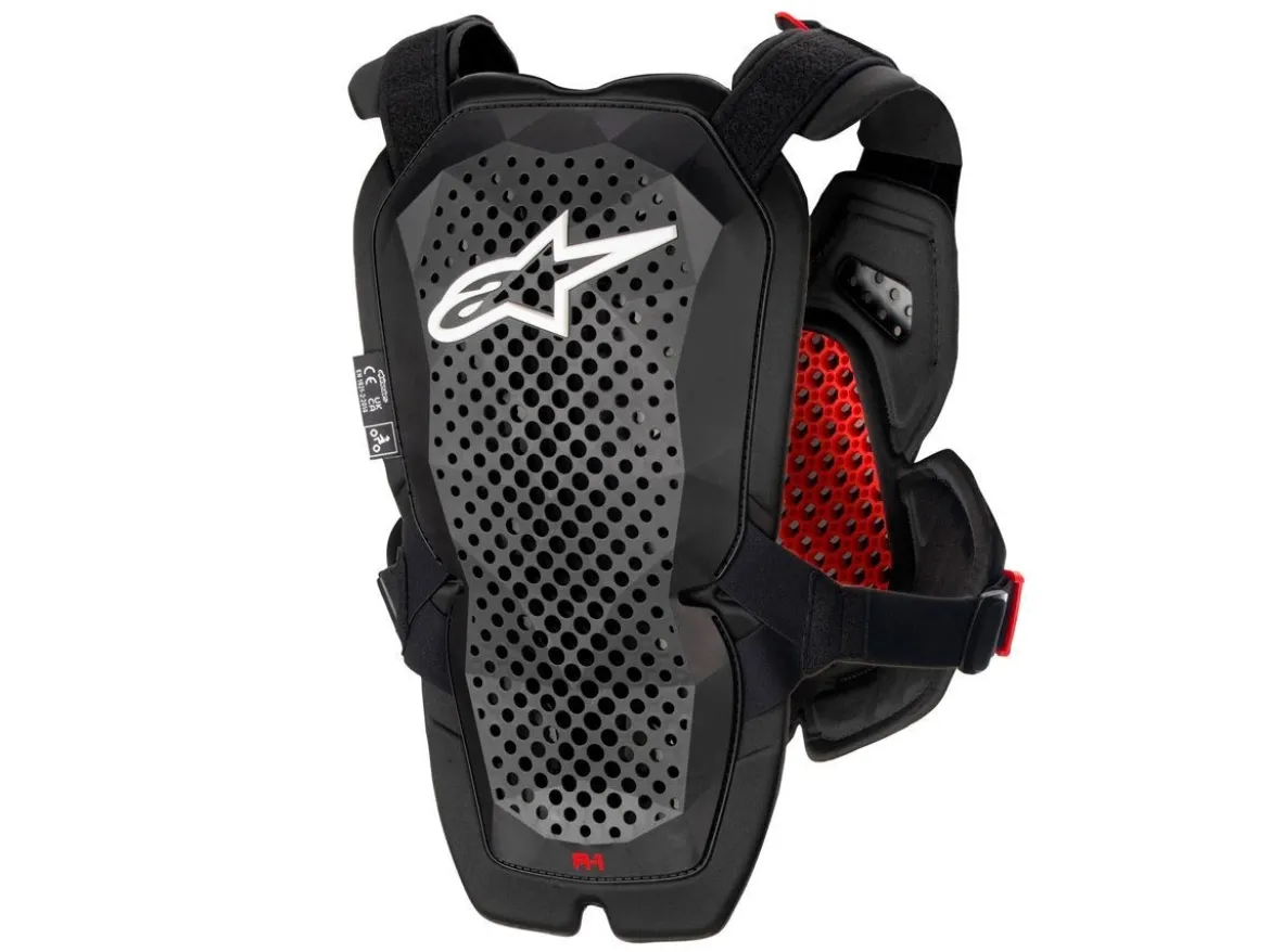 PETTORINA A-1 PRO ALPINESTARS NERO / ANTRACITE / ROSSO