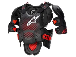 PETTORINA A-10 V2 ALPINESTARS NERO / ANTRACITE / ROSSO