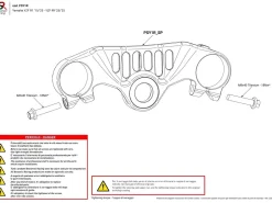 PIASTRA STERZO SUPERIORE RACE BONAMICI RACING YAMAHA R9 2025