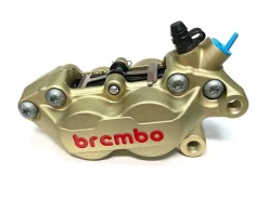 PINZA FRENO ANTERIORE DESTRA 40MM BREMBO SERIE ORO P4 30/34 LOGO ROSSO