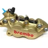 PINZA FRENO ANTERIORE SINISTRA 40MMSERIE ORO P4-40R LOGO ROSSO BREMBO RACING