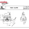 PINZA FRENO POSTERIORE BREMBO SERIE ORO P32F
