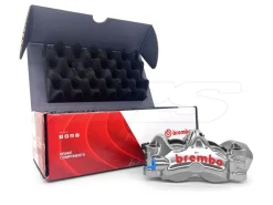PINZA FRENO RADIALE DESTRA BREMBO MONOBLOCCO 108 MM CON PASTIGLIE CNC GP4-PR