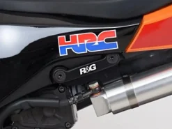 PLACCHE COPRI FORI POGGIAPIEDI POSTERIORI R&GÂ HONDA CBR 600 RR 2007-2025