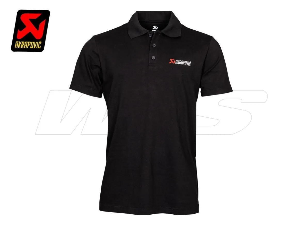 POLO UOMO NERA UFFICIALE AKRAPOVIC