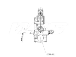 POMPA FRENO ANTERIORE RADIALE REGOLABILE BREMBO 15RCS 110A26330