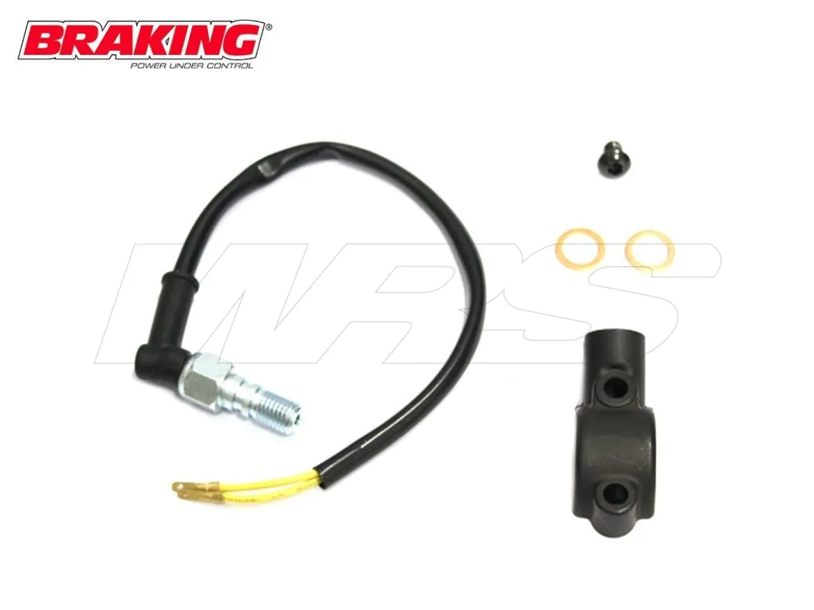POMPA FRENO RADIALE BRAKING 19X19 CON KIT MONTAGGIO