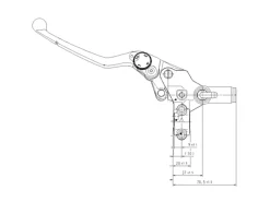 POMPA FRIZIONE ASSIALE ANTERIORE PSC 12 BREMBO