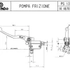 POMPA FRIZIONE ASSIALE BREMBO RACING PS 13 CON SERBATOIO