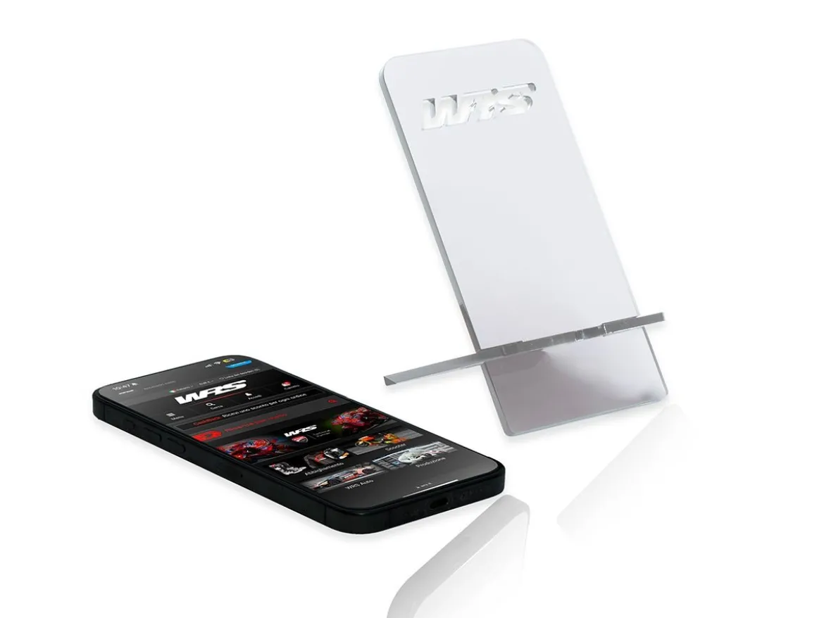 PORTA CELLULARE DA SCRIVANIA TRASPARENTE WRS