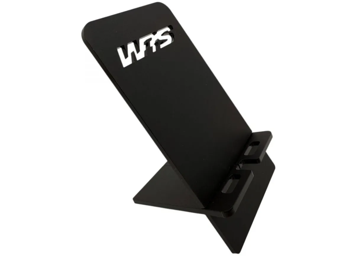 PORTA CELLULARE DA SCRIVANIA NERO OPACO WRS