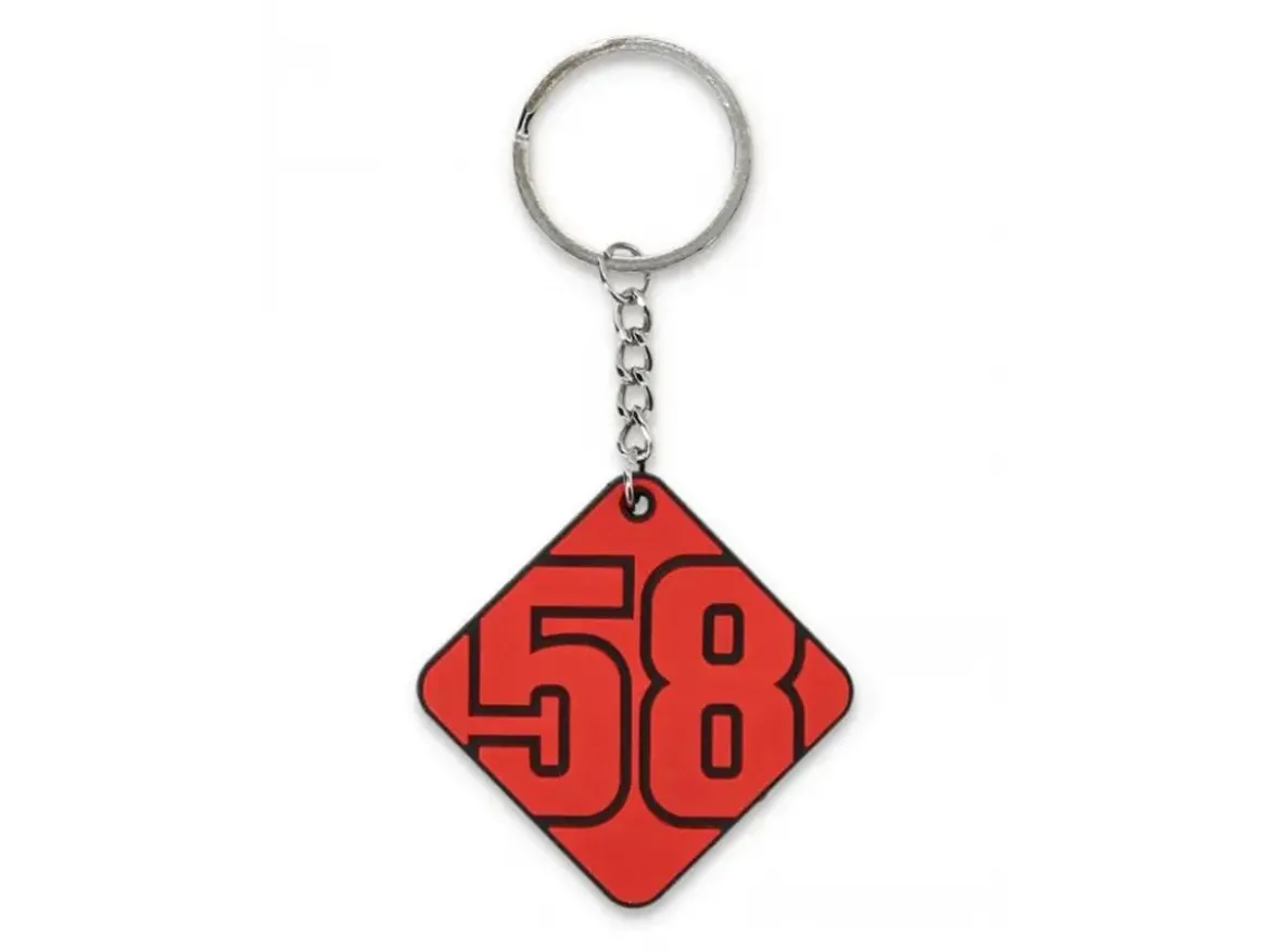 2355001 PORTACHIAVI UFFICIALE MARCO SIMONCELLI 58