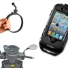 PORTA SMARTPHONE IPHONE 4 / 4S NERO MOTO SCOOTER INTERPHONE CELLULARLINE MANUBRIO NON TUBOLARE