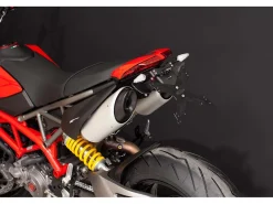 PORTATARGA ALLUMINIO REGOLABILE EVOTECH DUCATI HYPERMOTARD 950 2019-2024