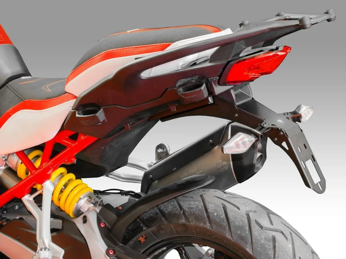 PORTA TARGA REGOLABILE DBK DUCATI MULTISTRADA V4 PIKES PEAK 2022-2024