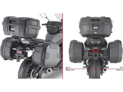 PORTAVALIGIE LATERALE MONOKEY GIVI YAMAHA TRACER 7 2020-2024