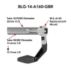 PROTEZIONE LEVA FRENO GB RACING DIAEMTRO INTERNO 16/18MM UNIVERSALE