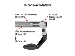 PROTEZIONE LEVA FRENO GB RACING DIAEMTRO INTERNO 16/18MM UNIVERSALE