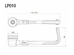 PROTEZIONE LEVA MANUBRIO RIZOMA STREET EDITION BMW R 1300 R 2026