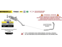 PROTEZIONE PARACALORE CARBONIO ARROW MORBIDELLI T 502 X 2026