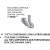 RACCORDO CENTRALE NON CATALITICO ARROW DUCATI HYPERMOTARD 950 / SP 2022-2024