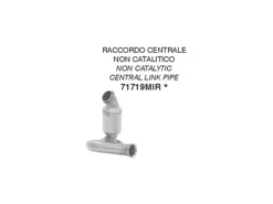 RACCORDO CENTRALE RACING ARROW KTM 890 ADVENTURE / R 2025