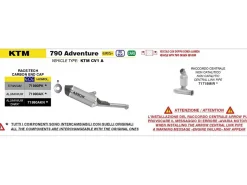 RACCORDO CENTRALE RACING ARROW KTM 790 ADVENTURE 2025