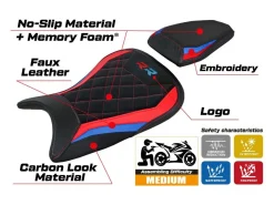 RIVESTIMENTO SELLA AICHEN VELVET COMFORT SYSTEM BMW S 1000 RR 2019-2024