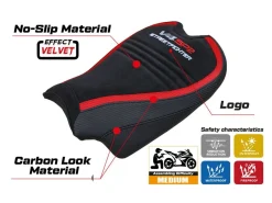 RIVESTIMENTO SELLA AREION VELVET DUCATI STREETFIGHTER V4 / S / SP2 2020-2024