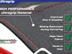 RIVESTIMENTO SELLA BORAS ULTRAGRIP COMFORT SYSTEM APRILIA TUAREG 660 2021-2024