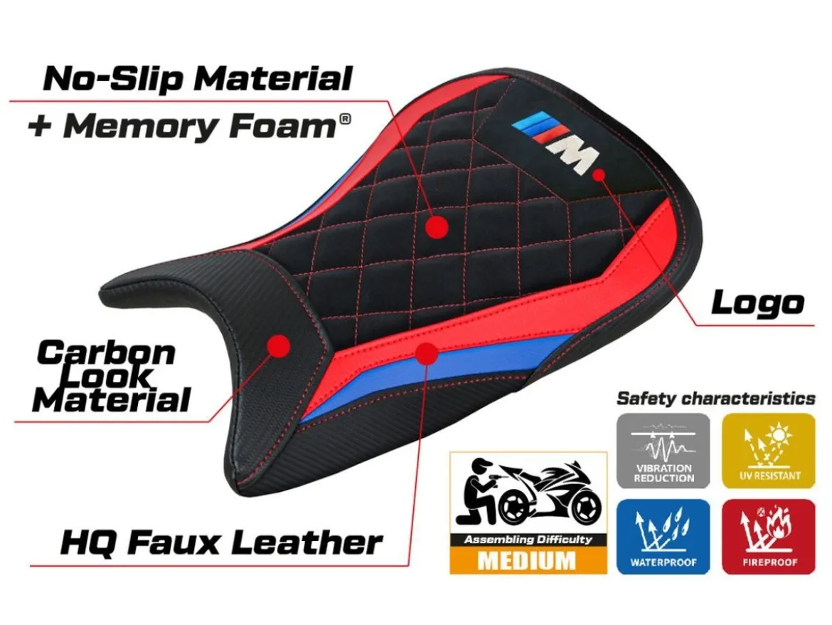RIVESTIMENTO SELLA LETUR VELVET COMFORT SYSTEM BMW M 1000 R 2022-2023