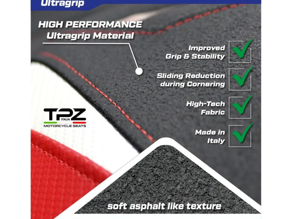 RIVESTIMENTO SELLA LICATA ULTRAGRIP YAMAHA TENERE 700 2019-2025 (SELLA DOPPIA)