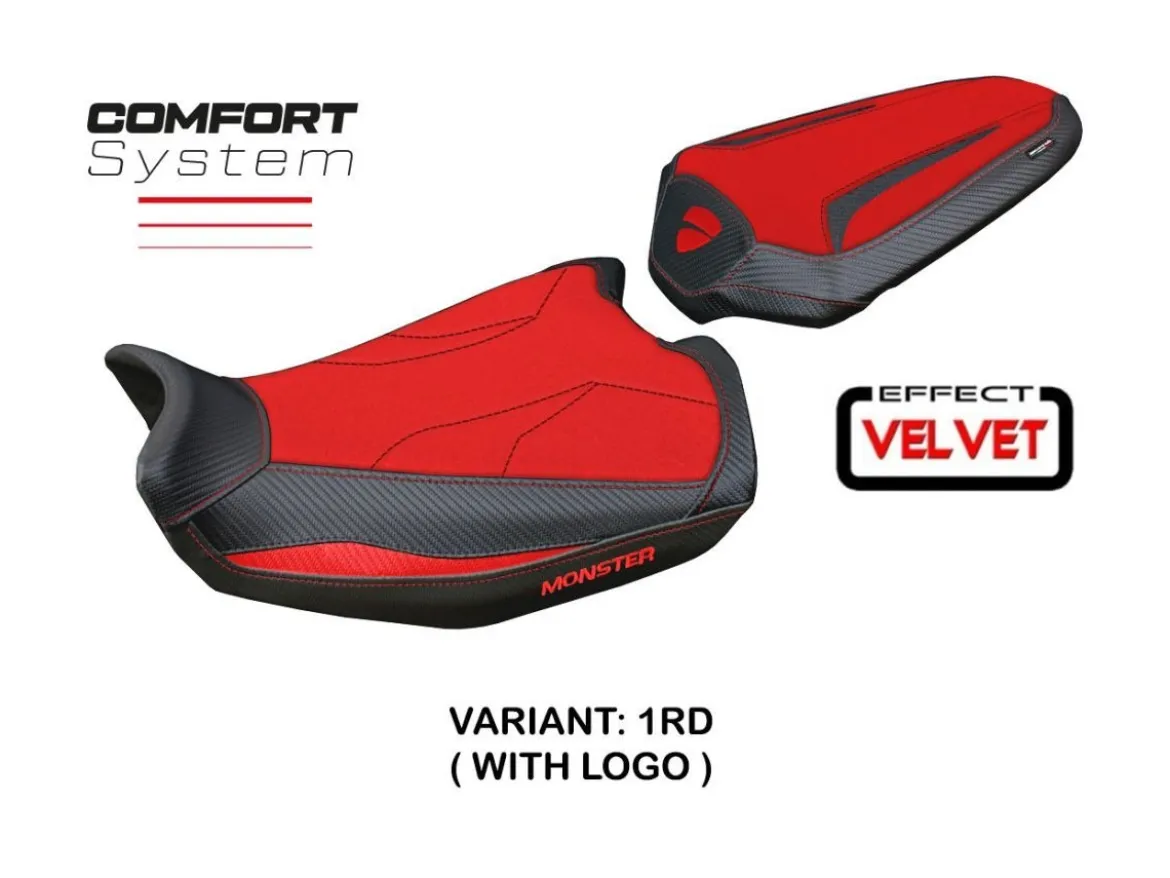 RIVESTIMENTO SELLA LINOSA VELVET COMFORT SYSTEM DUCATI MONSTER 937 2021-2024