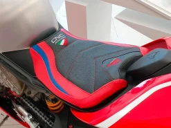 RIVESTIMENTO SELLA PRAMAC RACING LIMITED ED CNC RACING DUCATI PANIGALE V4 / S / R 2018-2024