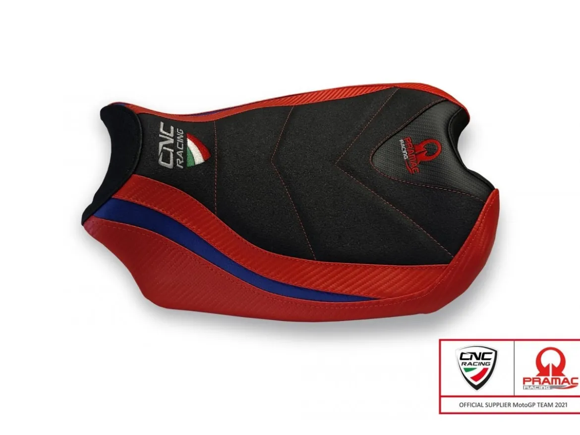 RIVESTIMENTO SELLA PRAMAC RACING LIMITED ED CNC RACING DUCATI PANIGALE V4 / S / R 2018-2024