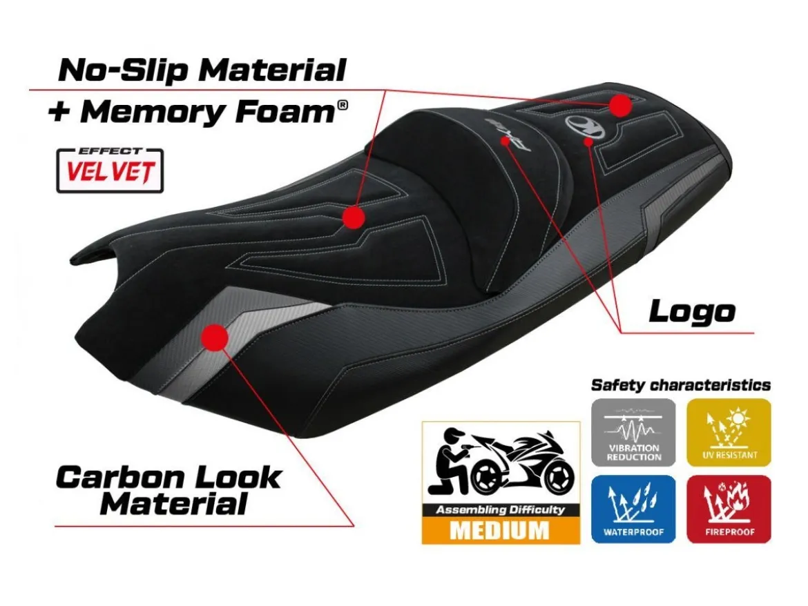 RIVESTIMENTO SELLA RAJKA COMFORT SYSTEM KYMCO AK 550 2017-2024