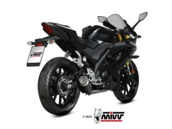 SCARICO COMPLETO GP PRO INOX NERO MIVV YAMAHA YZF R125 2019-2024
