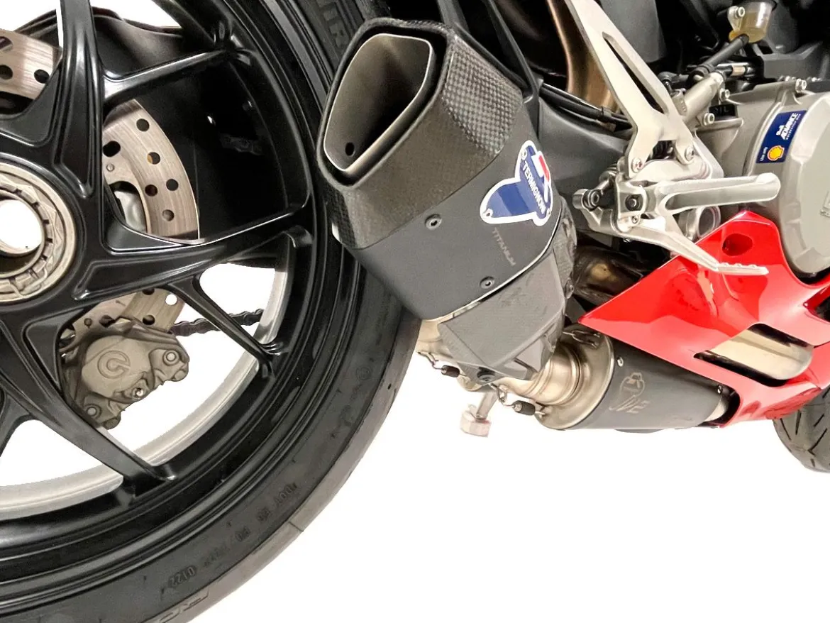 SCARICO COMPLETO LATERALE + UPMAP TERMIGNONI ACCIAIO TITANIO DUCATI PANIGALE V2