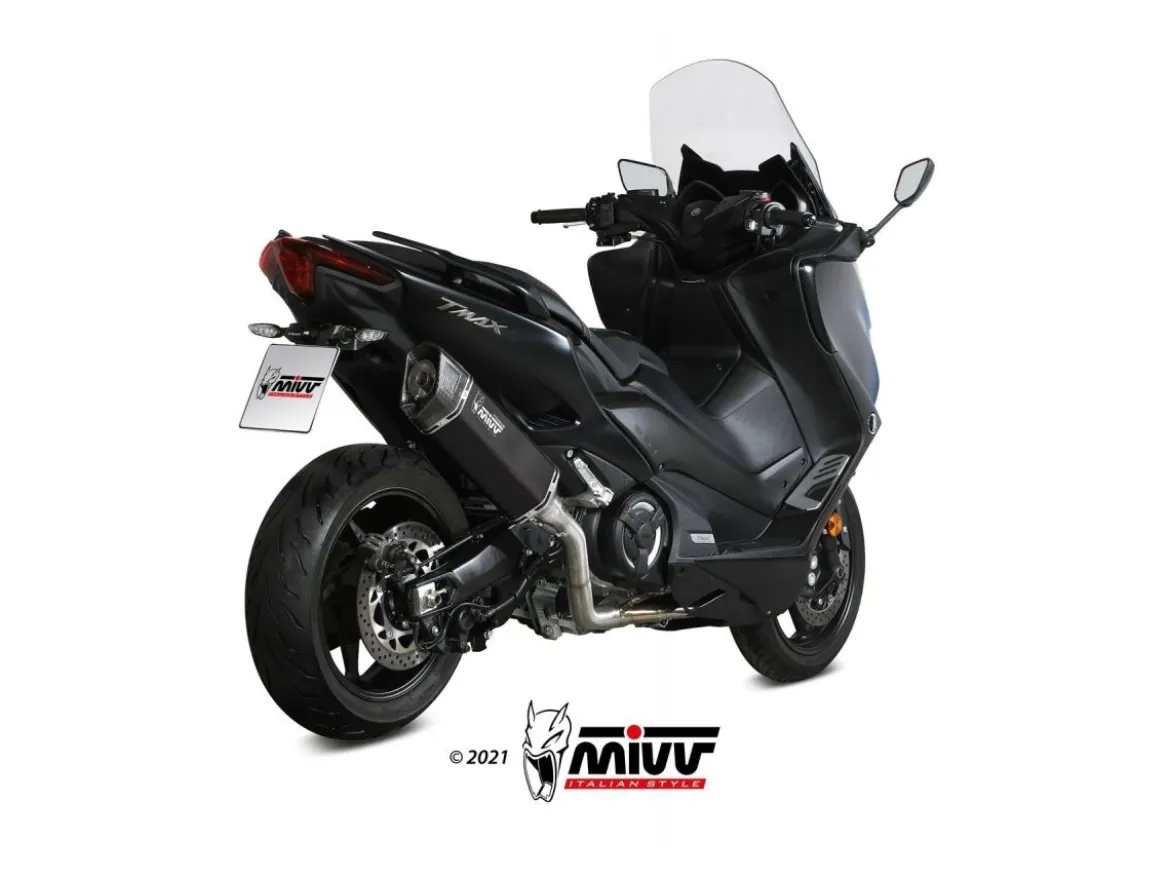 SCARICO COMPLETO MIVV SR-1 TITANIO NERO YAMAHA T-MAX 560 2020-2021