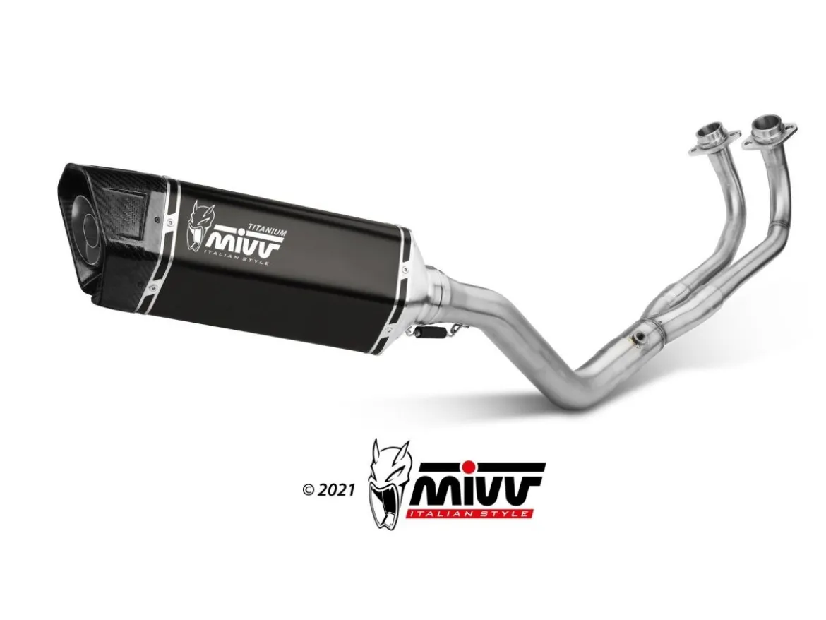 SCARICO COMPLETO MIVV SR-1 TITANIO NERO YAMAHA T-MAX 560 2020-2021