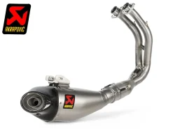 SCARICO COMPLETO OMOLOGATO INOX TITANIO AKRAPOVIC KAWASAKI Z 650 2017-2024