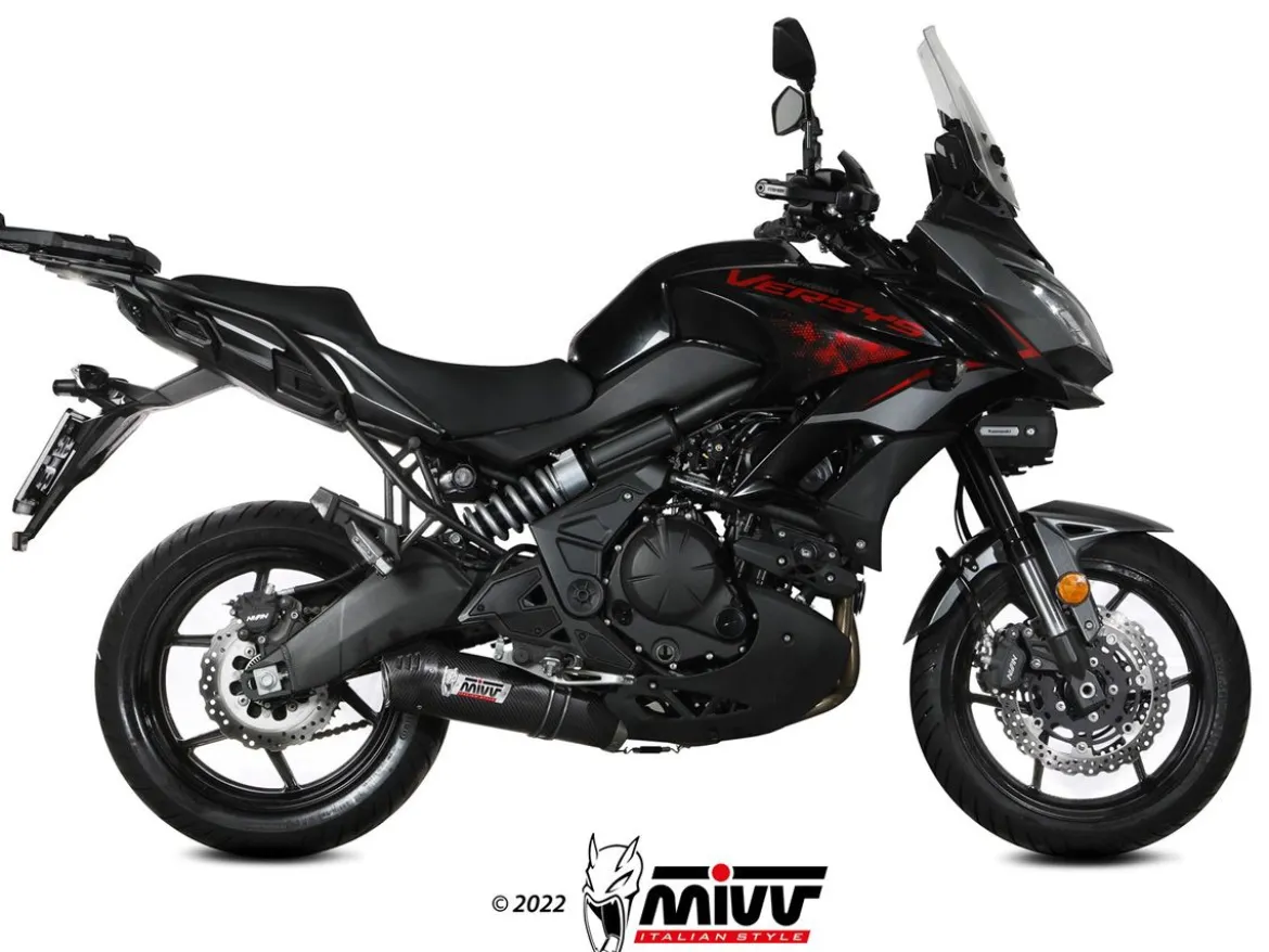 SCARICO COMPLETO OVAL CARBONIO MIVV KAWASAKI VERSYS 650 2021-2023