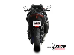 SCARICO COMPLETO OVAL INOX NERO CARBONIO MIVV YAMAHA T-MAX 560 2022-2024