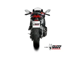 SCARICO COMPLETOÂ SR-1 MIVVÂ INOX NERO APRILIA RS 457 2024-2026